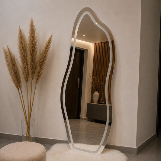 Premium LED Full-Size Mirror for Modern Bedroom & Living Rooms