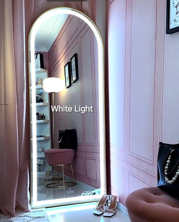 led standing mirror / full length mirror