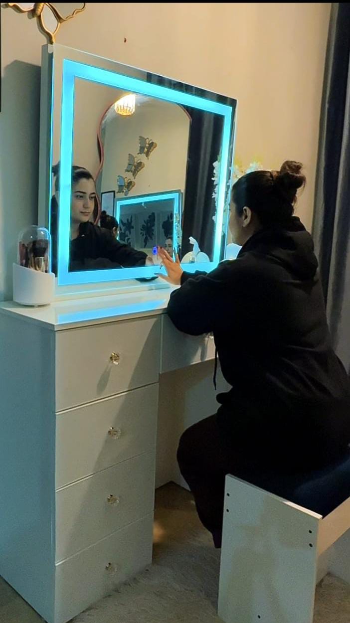 Vanity Lights with Mirror for Elegant Dressing Spaces