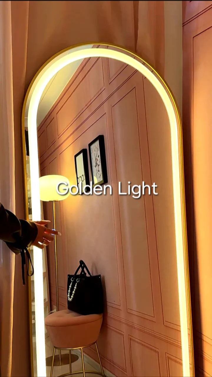 led standing mirror / full length mirror
