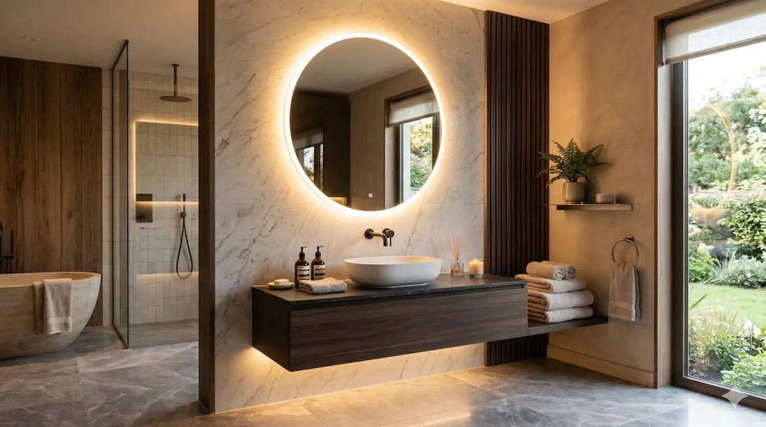 Luxury LED bathroom mirror for modern Pakistani homes