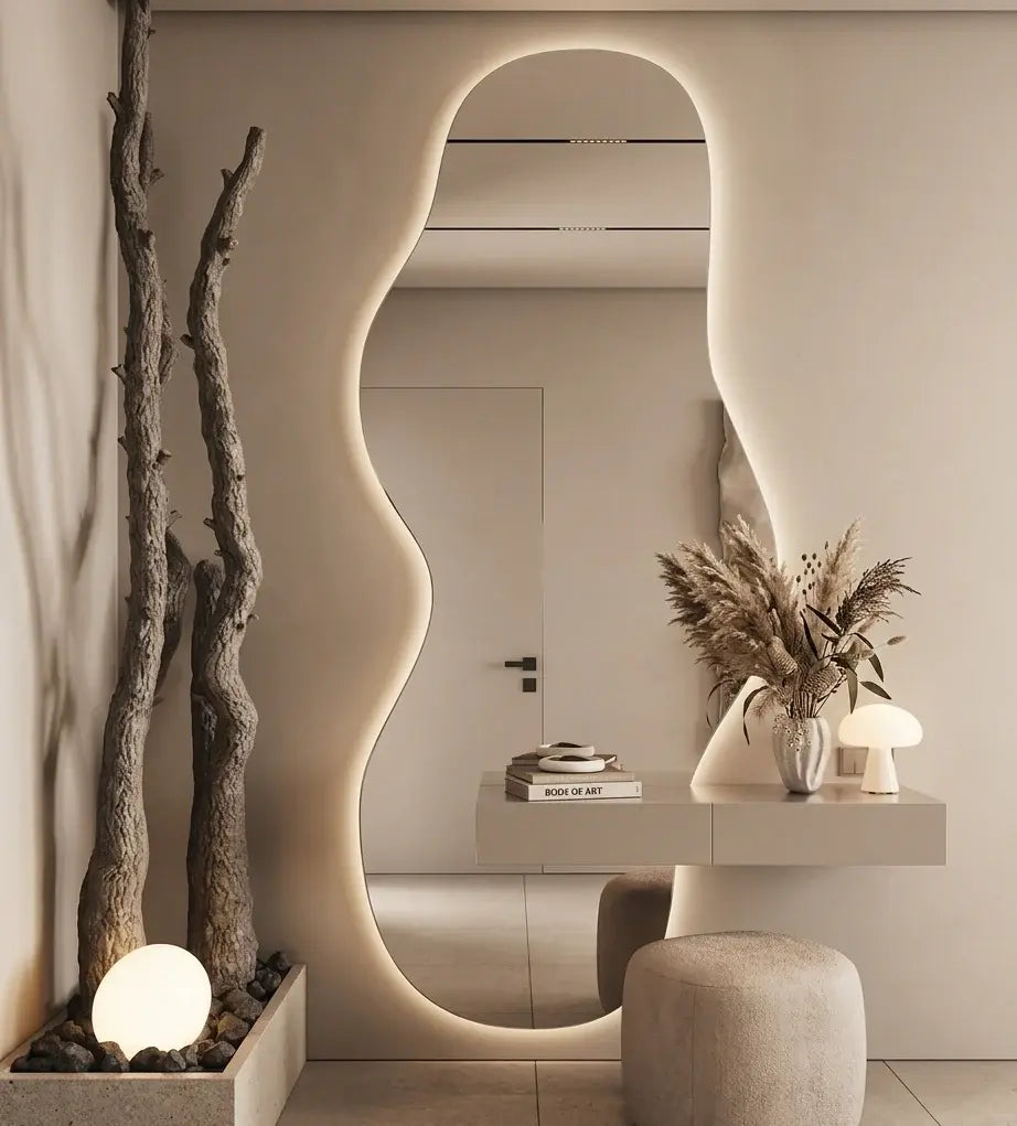 Console LED Mirror Pakistan — Smart Touch Lighted Entryway Mirror for Hallway & Living Room by Decorsz