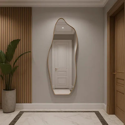 Decorsz™ Modern irregular Full-Length Mirror – Minimalist Home Décor