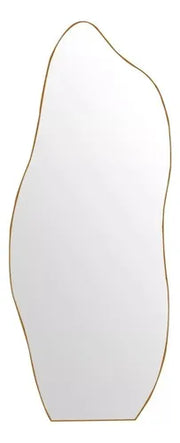 Abstract Irregular Wall-Mounted Full-Length Mirror – Modern Organic Design