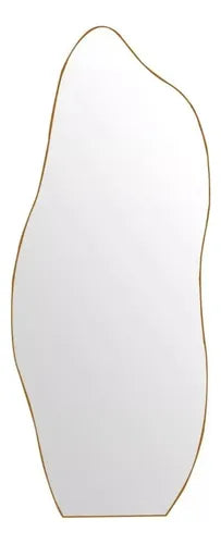 Abstract Irregular Wall-Mounted Full-Length Mirror – Modern Organic Design