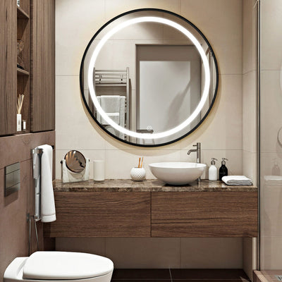 Premium LED Bathroom Mirror – Smart Touch (Model D34)