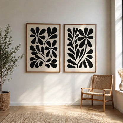 Soft Botanical Wall Frames for Warm Modern Interiors (Copy)