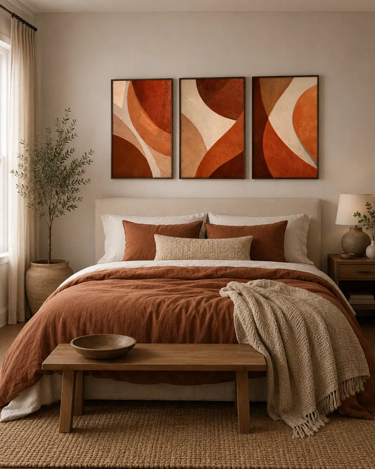 3 Panel Abstract Wall Art  for Modern Interior