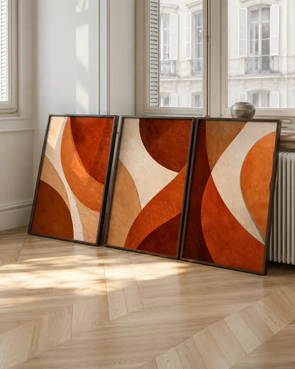 3 Panel Abstract Wall Art  for Modern Interior