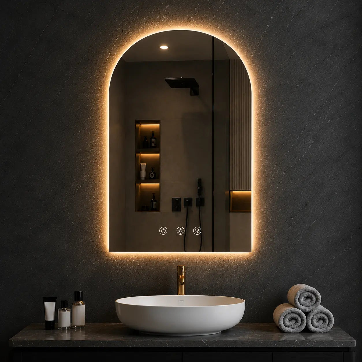 Bathroom Mirror with Light for Elegant Modern Interiors