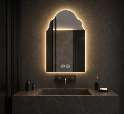 Vanity Lights and Mirror for Luxury Bathroom Interiors