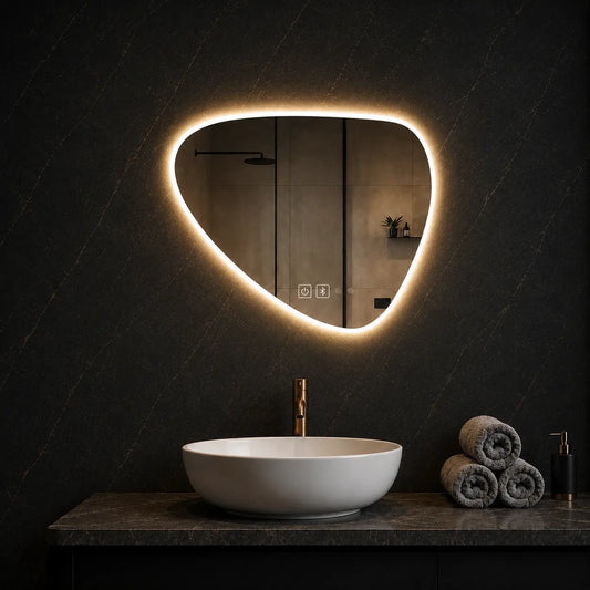 Bathroom Vanity Mirror with LED Light for Modern Interiors