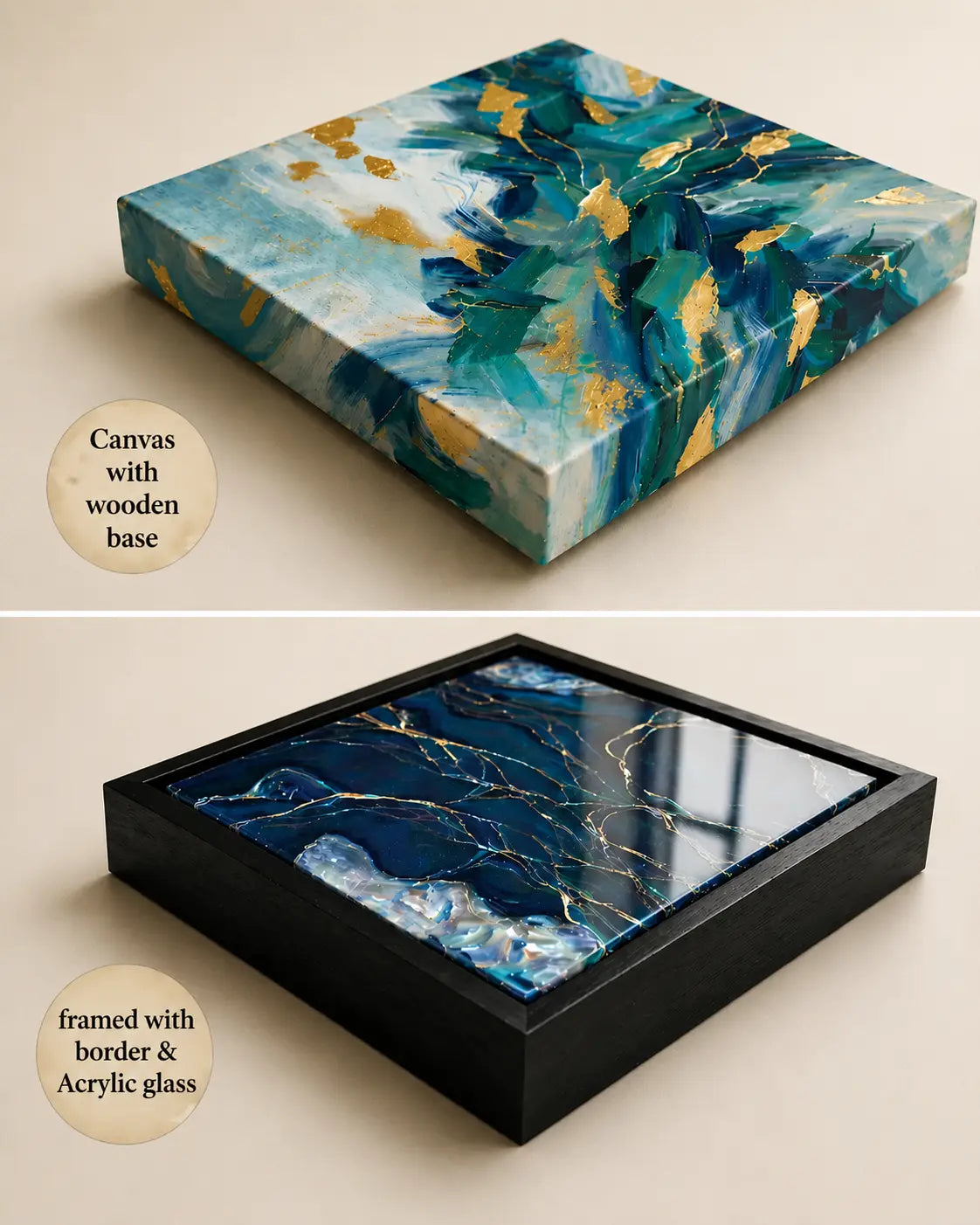 3 Panel Abstract Wall Art  for Modern Interior