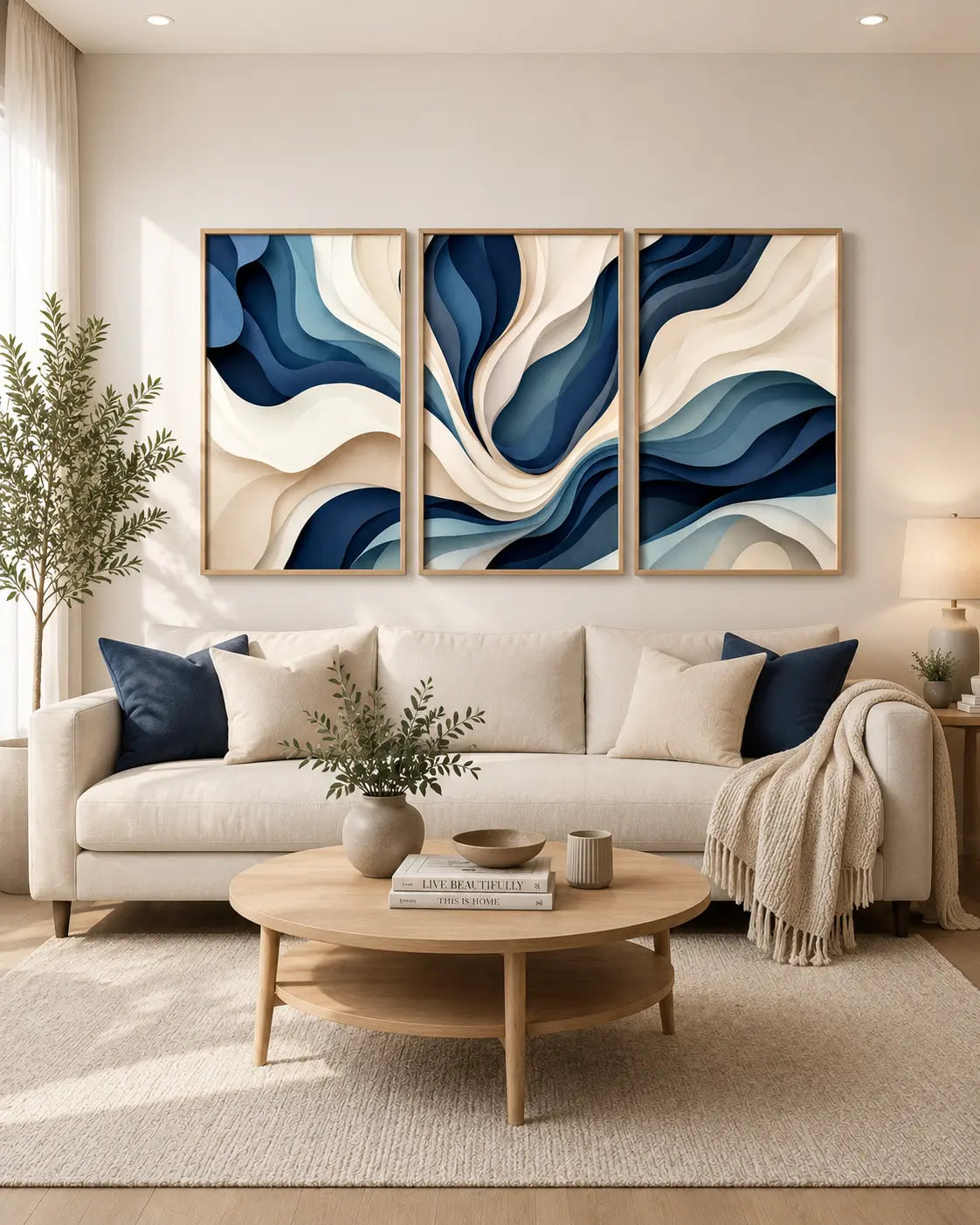 Wooden Abstract Wall Art for Modern Interiors