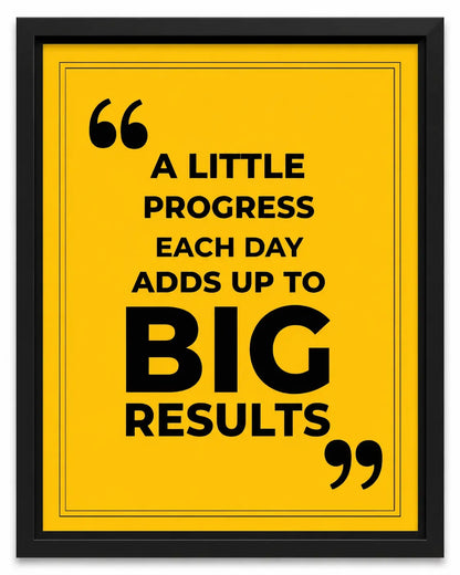 Motivational Frames for Living Room, Office & Workout Spaces