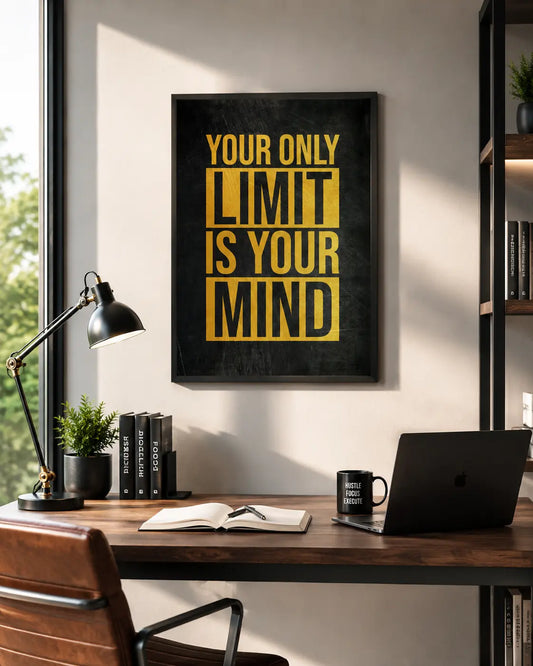Wall with Frames Motivational Quote for Home & Office Decor