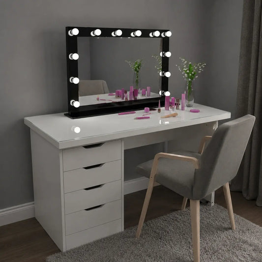 hollywood mirror pakistan black vanity mirror with lights for dressing table