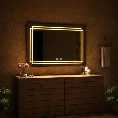 Stylish LED Makeup Mirror for Modern Vanity Setup