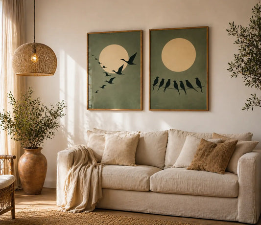 Modern Artwork Frames for Elegant Bedroom Styling
