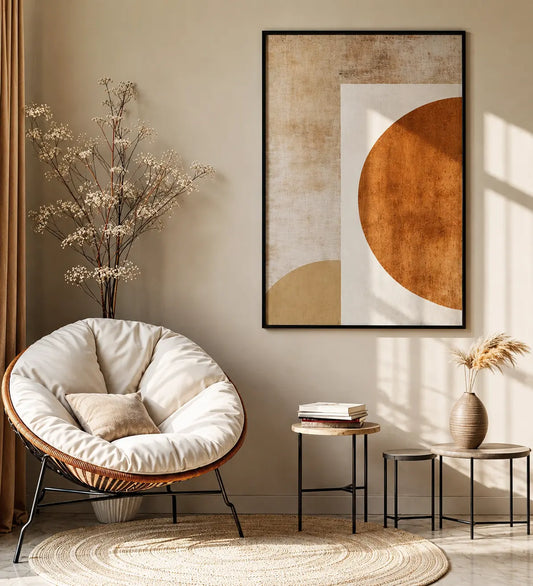 Minimal Abstract Wall Frame for Modern Interiors