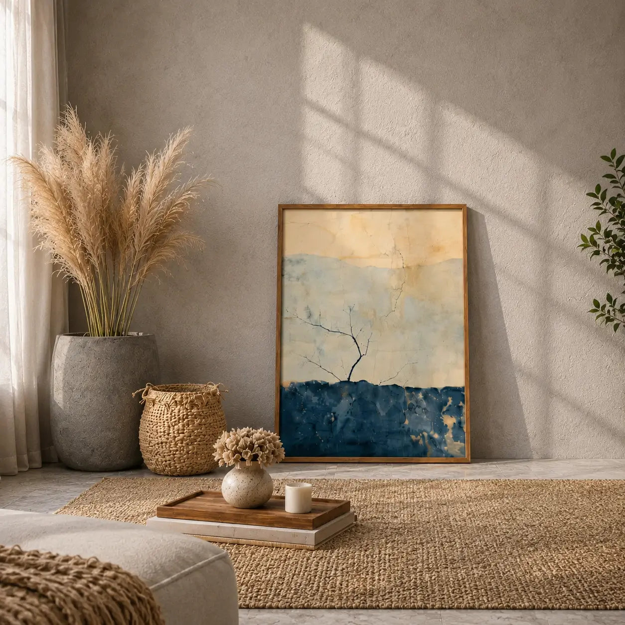 Premium Abstract Framed Print for Modern Walls