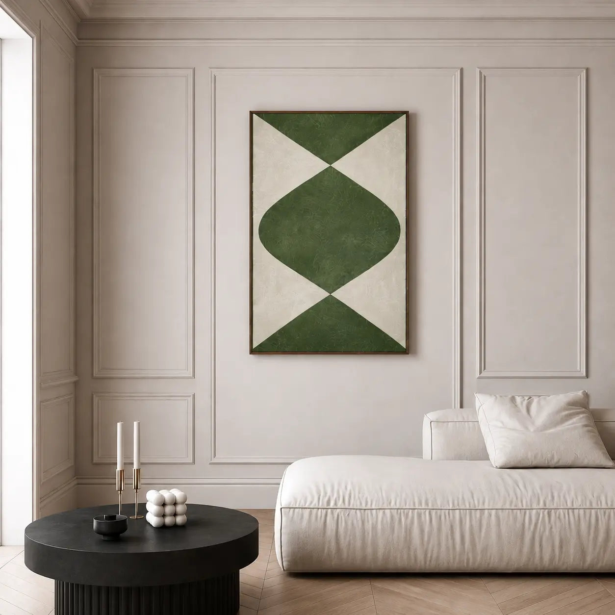 Bold Geometric Diamond Abstract Wall Art for Modern Interiors