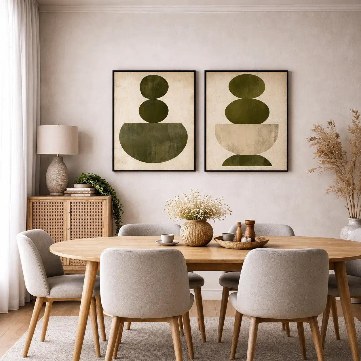 Earth Tone Abstract Prints for Modern Walls