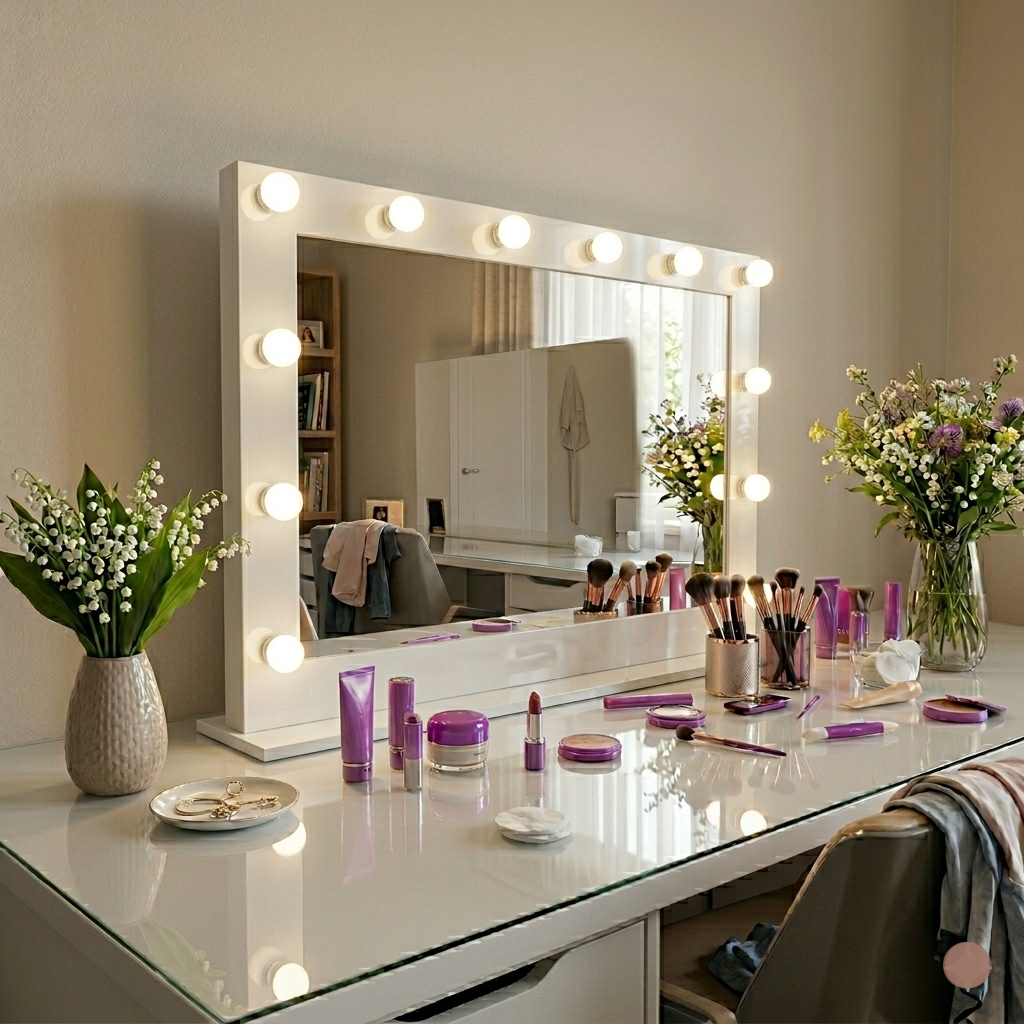 Vanity Bulb Mirror Pakistan – Premium Makeup Mirror with Lights