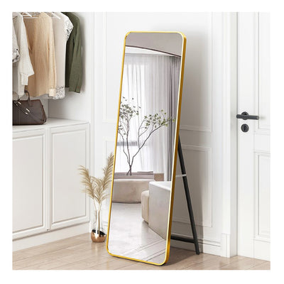 Decorsz™ Luxury Arched Full-Length Mirror in Gold Frame for Home Decor