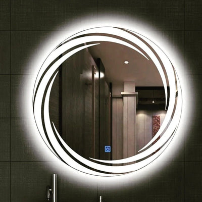 Premium LED Bathroom Mirror – Smart Touch (Model D34)