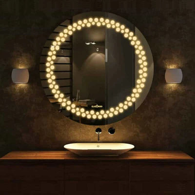 Premium LED Bathroom Mirror – Smart Touch (Model D34)