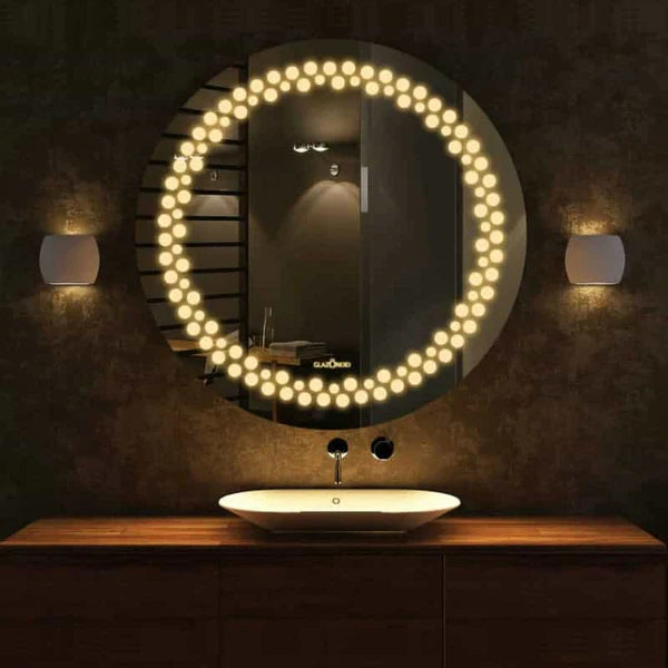 Premium LED Bathroom Mirror – Smart Touch (Model D34)