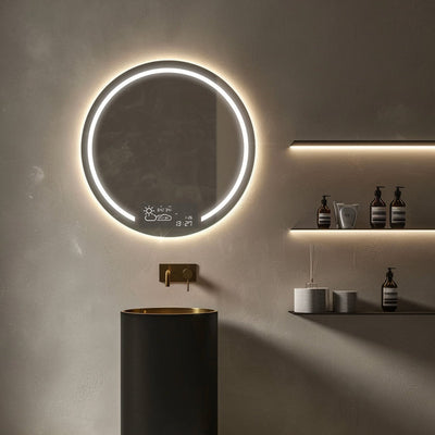 Premium LED Bathroom Mirror – Smart Touch (Model D34)