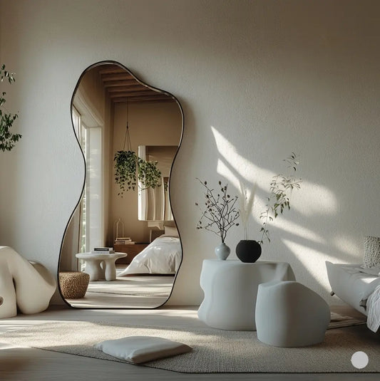 Wall_mirror_design_with_sleek_frame_for_modern_bedroom_and_living_room