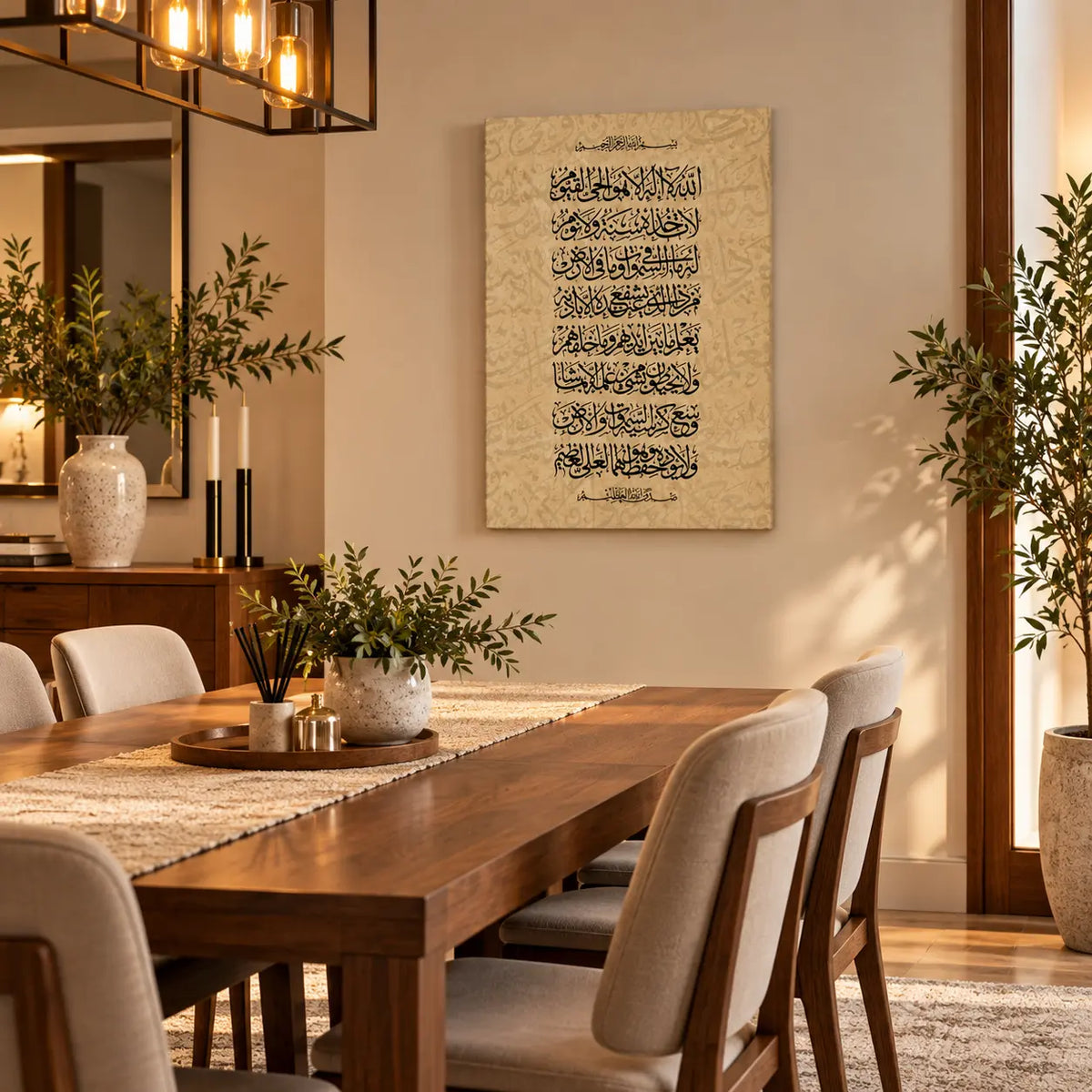 Ayatul Kursi Frame | Islamic Calligraphy Wall Art