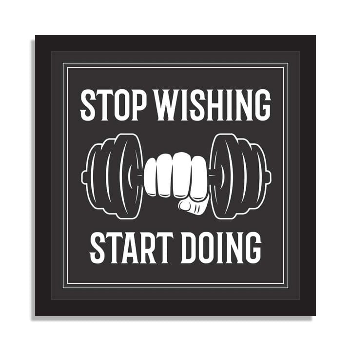 Motivational Frames for Living Room, Office & Workout Spaces