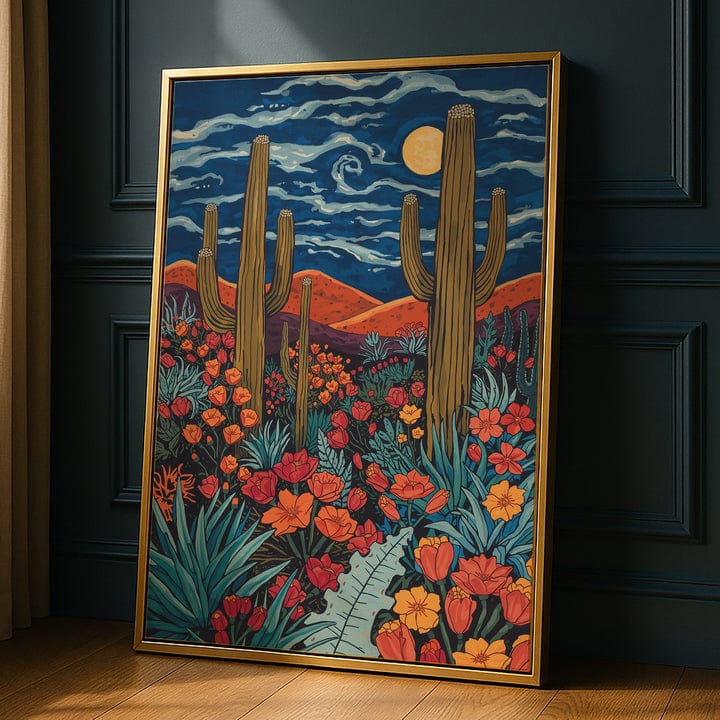 Terracotta Sun Abstract – Warm Minimalist Wall Frame