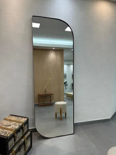 Decorsz™ Modern Rounded Rectangle Full-Length Mirror – Minimalist Home Décor