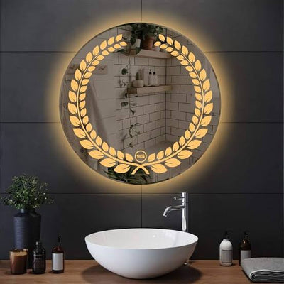 Premium LED Bathroom Mirror – Smart Touch (Model D34)