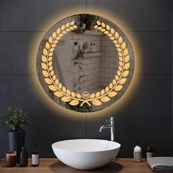 Premium LED Bathroom Mirror – Smart Touch (Model D34)