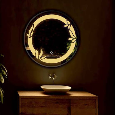 Premium LED Bathroom Mirror – Smart Touch (Model D34)