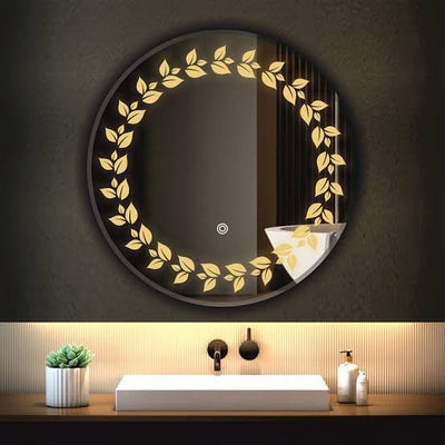 Premium LED Bathroom Mirror – Smart Touch (Model D34)