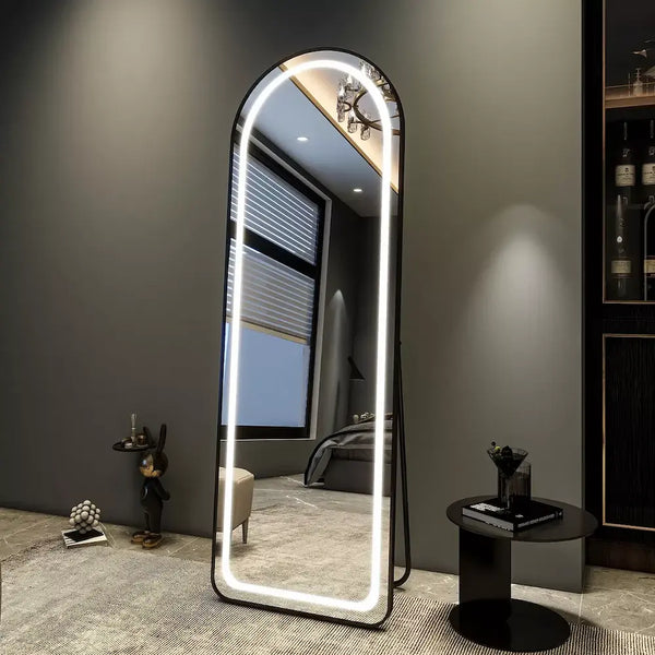 luxury led standing mirror Full length mirror with LED light