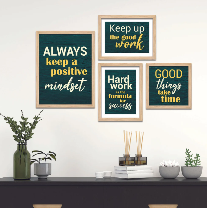 Wall Frames and Pictures with Motivational Quotes