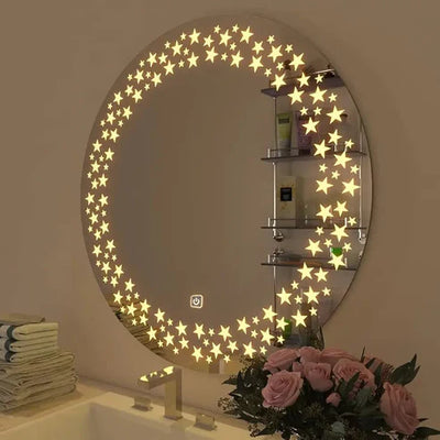 Premium LED Bathroom Mirror – Smart Touch (Model D34)