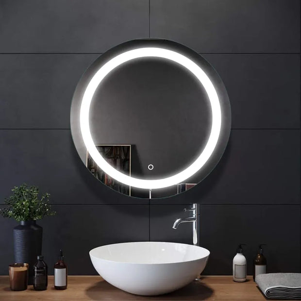 Premium LED Bathroom Mirror – Smart Touch (Model D34)